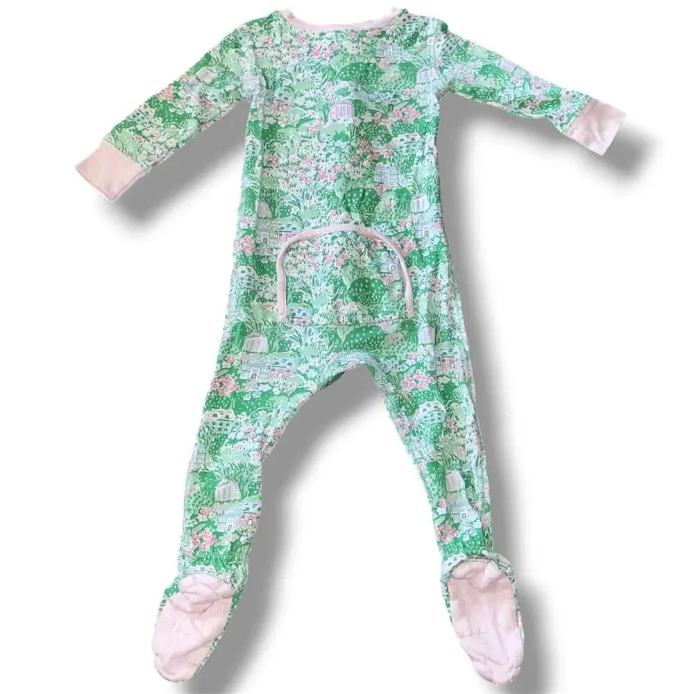 The Beaufort Bonnet Company Town & Country Footie Sleepsuit | 12-18M